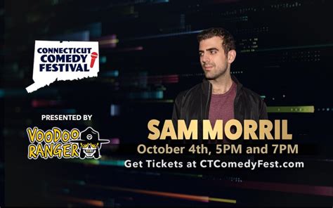 Sam Morril at Fairfield Comedy Club - Connecticut Comedy Festival ...