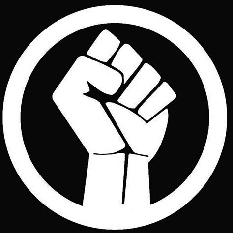 Black Lives Matter Decal/Fist BLM Vinyl sticker – Creativart Studio ...