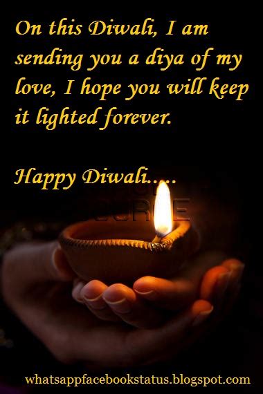 Happy Diwali Love diya status for facebook whatsapp