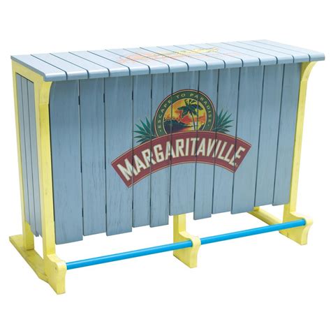 Margaritaville Escape to Paradise Wooden Outdoor Serving Bar with ...