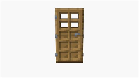 3D Minecraft Door Model - TurboSquid 1933331