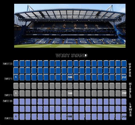 Chelsea fc shed end seating plan blueprint ~ melyn shed garage