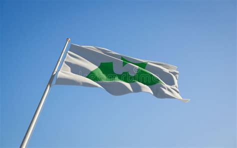 Aomori Japan Prefecture Low Angle Flag Stock Illustration ...