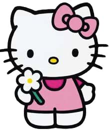 Hello Kitty Face Pink Bow