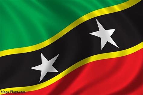 Flag of Saint Kitts and Nevis, St. Kitts & Nevis Flag image