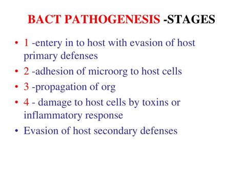 PPT - BACTERIAL PATHOGENESIS PowerPoint Presentation, free download ...