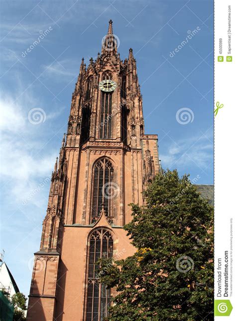 Frankfurt Cathedral in Germany Stock Image - Image of christian, cathedral: 45500989