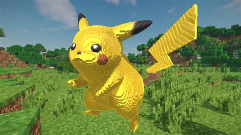 Minecraft Pikachu Build Schematic - 3D model by inostupid [73ec0c9] - Sketchfab