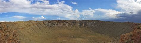 Meteor Impact Crater Winslow Arizona USA Stock Image - Image of hole, disaster: 36518211