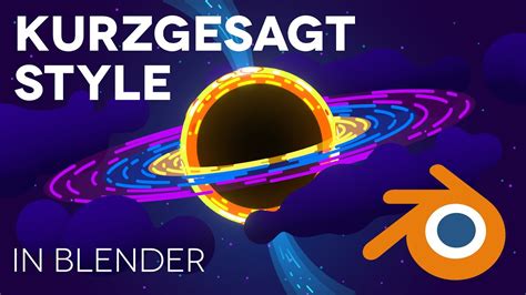 KURZGESAGT STYLE in Blender - YouTube