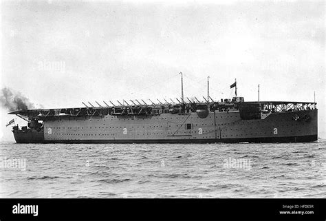 Aircraft carrier HMS Argus in the later 1920s Stock Photo - Alamy