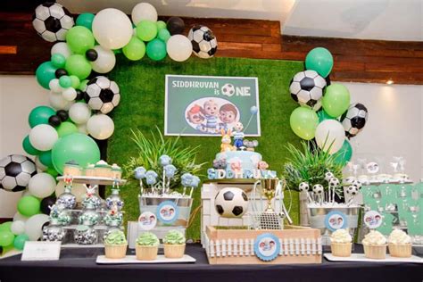 Football Party - Sweet 1st Birthday Football theme