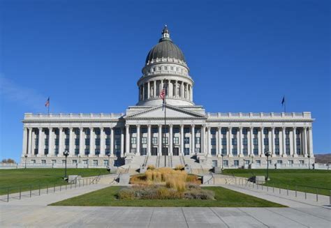 Utah State Capitol - The building holds the house of government for the ...