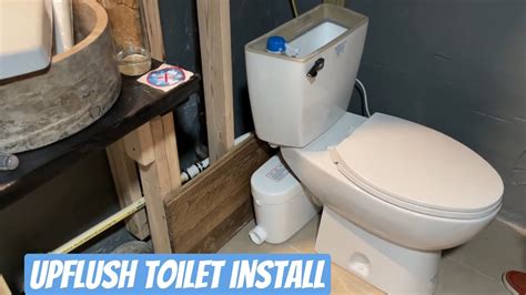 How To Install the Saniflo Upflush Toilet (Review, Setup, Installation ...