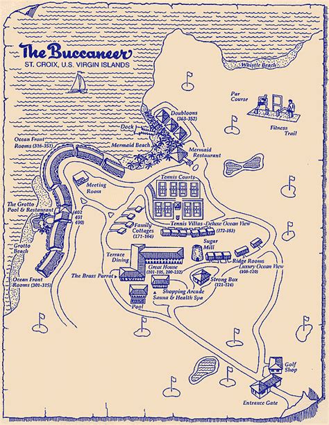 Resort Map | The Buccaneer Beach & Golf Resort | U.S.V.I