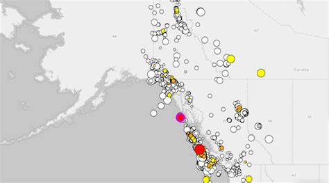 This interactive map shows all of the earthquakes in B.C. this year ...