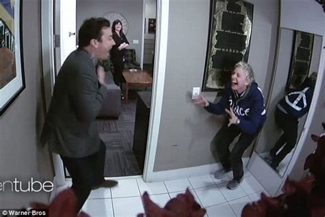 Ellen DeGeneres' scare prank on Jimmy Fallon on the Tonight Show was ...