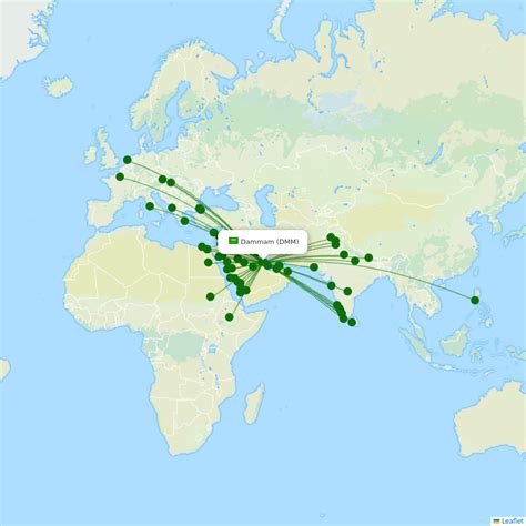 King Fahd International airport map | Dammam (DMM) | Airport Information