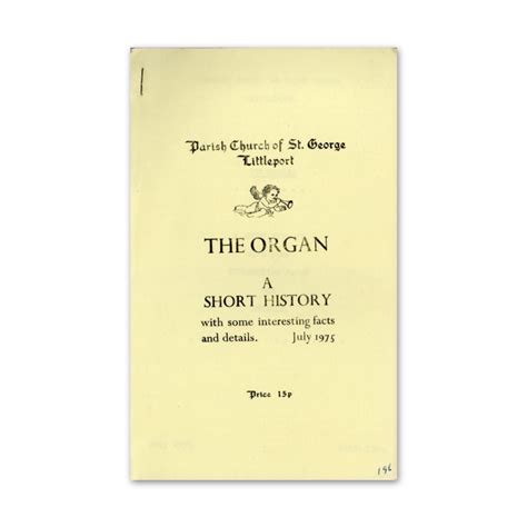 The Organ - A Short History - The Littleport Society