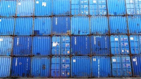 Blue Containers Free Stock Photo - Public Domain Pictures