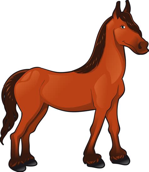 Public Domain Clip Art Image | Cute Horse Animal | ID: 13939390211818 | PublicDomainFiles.com