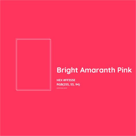 About Bright Amaranth Pink - Color codes, similar colors and paints ...