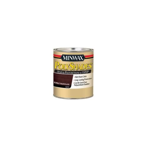 Bombay Mahogany PolyShades Stain & Polyurethane in 1 Step by Minwax at Fleet Farm