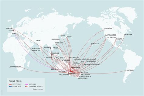 International flight network | Qantas