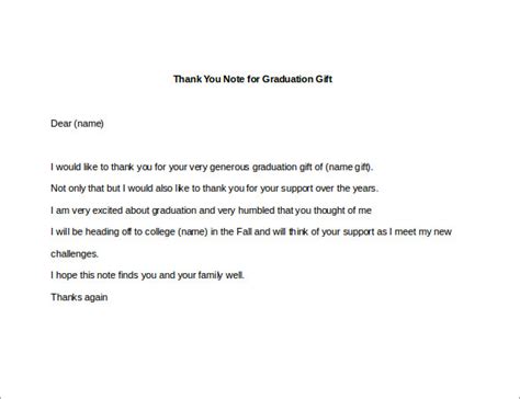 how to write a thank you note for a gift card