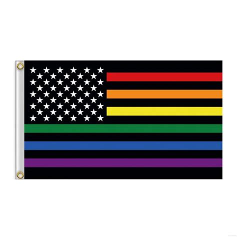 LGBT Flag | Rainbow American Flag | Free Global Delivery