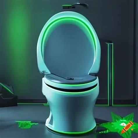 Razor gaming toilet on Craiyon