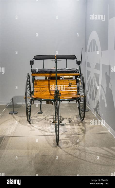 The 1886 Benz Patent-Motorwagen was the first practical car and is on display at the Petersen ...