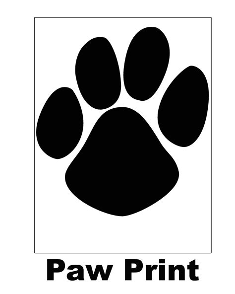 Clemson Paw Stencil - Cliparts.co