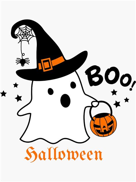 "Ghost Clipart Hallo Ghost Clipart Cute" Sticker for Sale by KAONZA | Redbubble