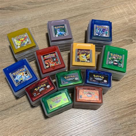 FULL SET All Pokemon Games Gameboy Advance & Color - Etsy