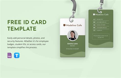 Free ID Card Template - Download in Word, Google Docs, PDF, PNG | Template.net