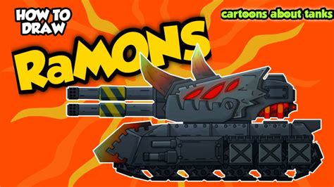 How To Draw Cartoon Tank Ramons | HomeAnimations - Cartoons About Tanks - YouTube