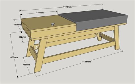 Bench with Built-In Storage - Metric | Kreg Tool