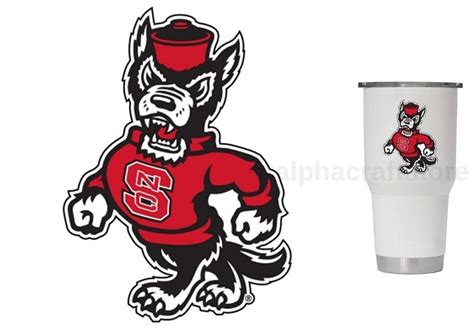 NC State Wolfpack Mascot 3 Premium Vinyl Decal Sticker | Etsy