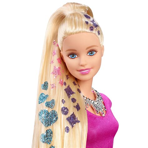 Barbie Glitter Hair Design Doll - Walmart.com