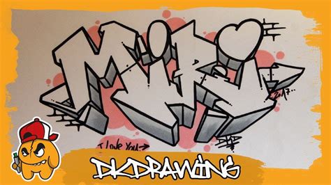 Graffiti Tutorial - How to draw graffiti names - Miri #35 - YouTube