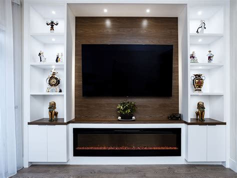 Living Room Wall Units With Fireplace | Bryont Blog