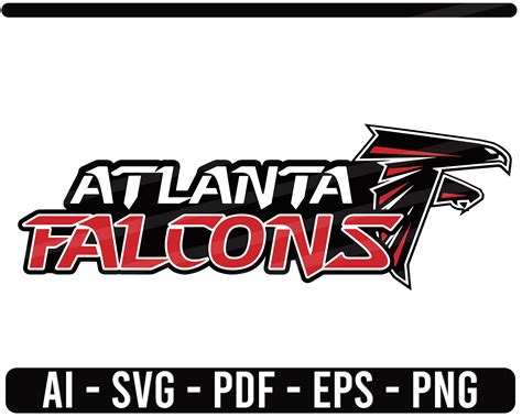 Atlanta Falcons Logo SVG NFL sports Football cut file for | Etsy