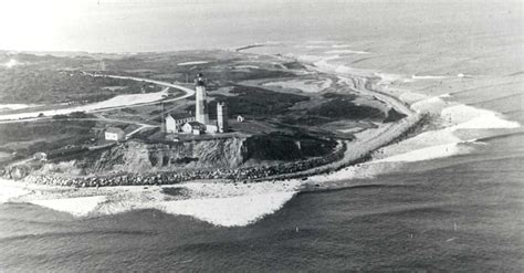 Montauk Lighthouse Aerial View Circa 1946 • Mill House Inn