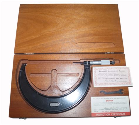 Starrett Micrometers Set of 3, 436M, 50 to 75mm, 100 to 125mm, 125 to ...