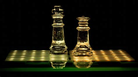 Glass chess pieces II :: Behance