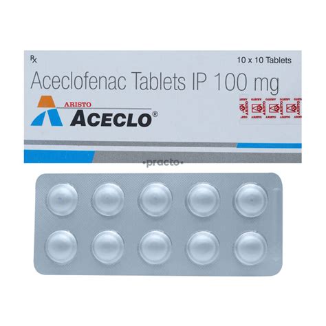 Aceclo 100 MG Tablet - Uses, Dosage, Side Effects, Price, Composition ...