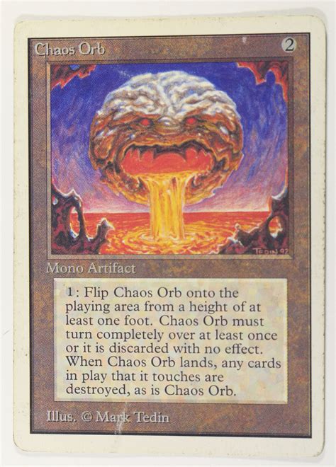 Chaos Orb Unlimited Magic: The Gathering - MTG Individual Cards