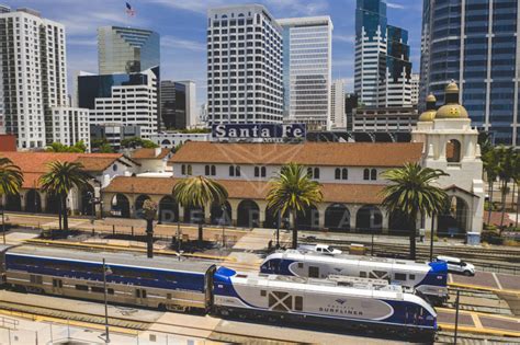 Photography of San Diego's Historic Santa Fe Depot Train Station during ...