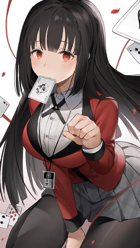 Yumeko Jabami🃏💋[Kakegurui] (2250x4000) : r/Animewallpaper